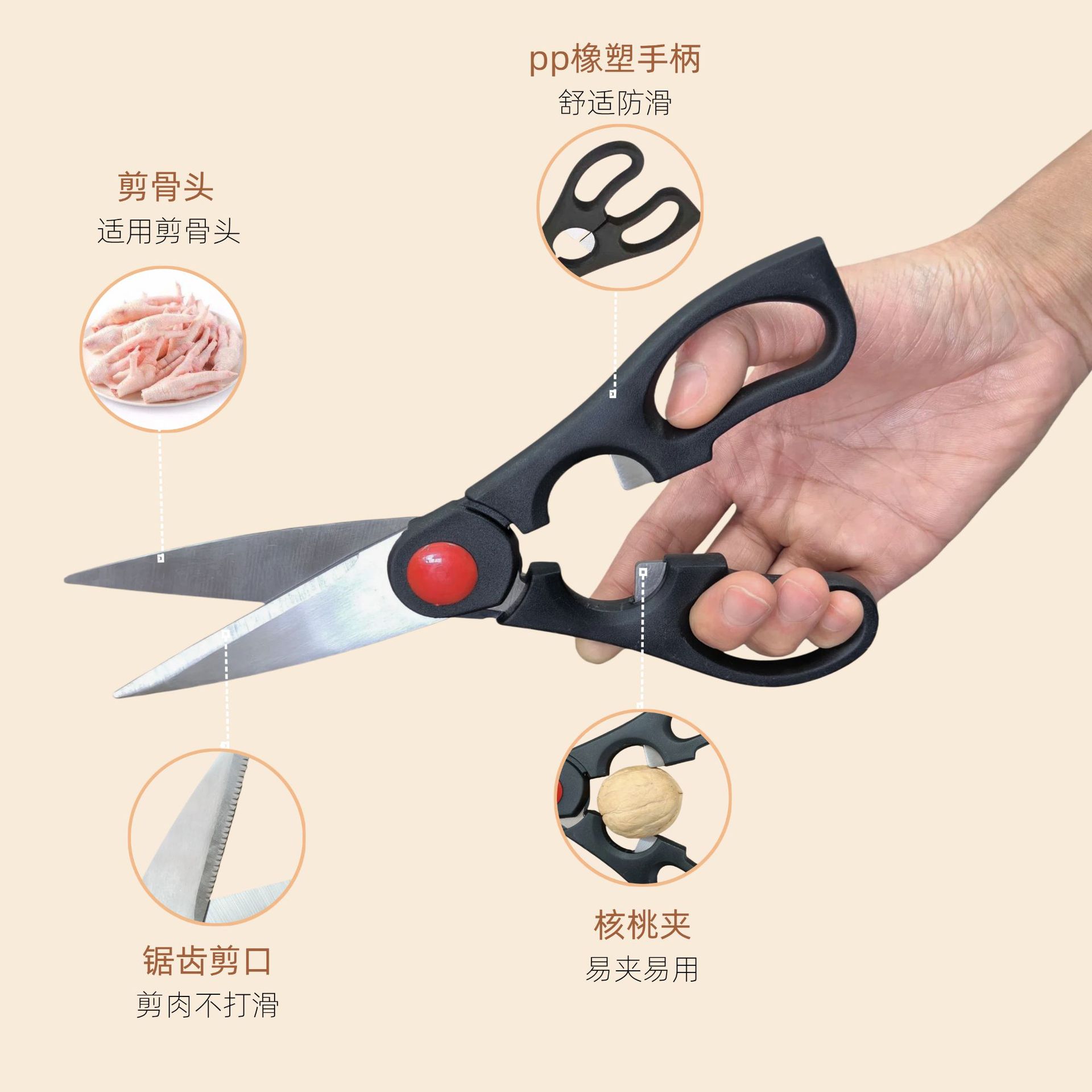 Multi‑Purpose Kitchen Shears