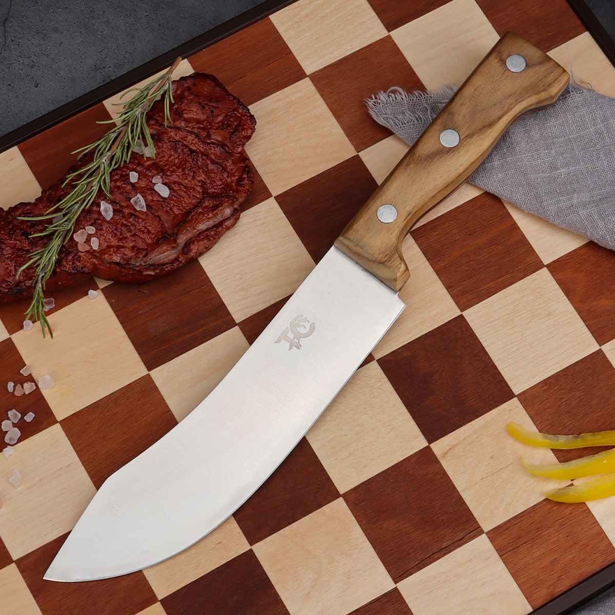 Wood‑Handled Kitchen Knives