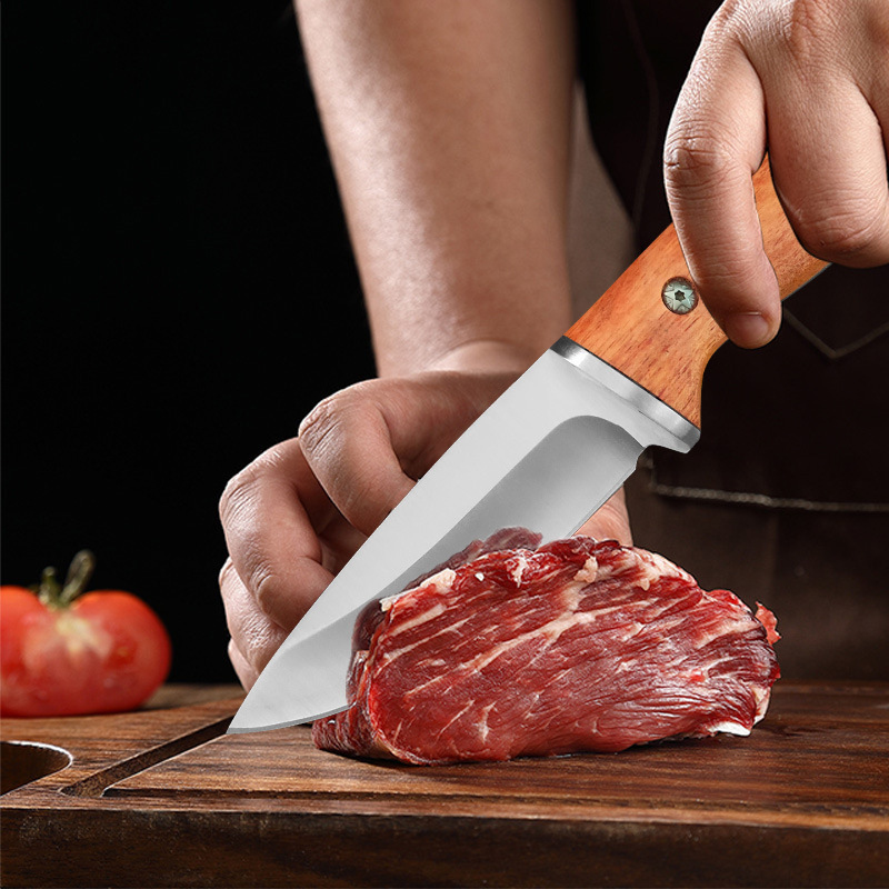 Wood‑Handled Kitchen Knives