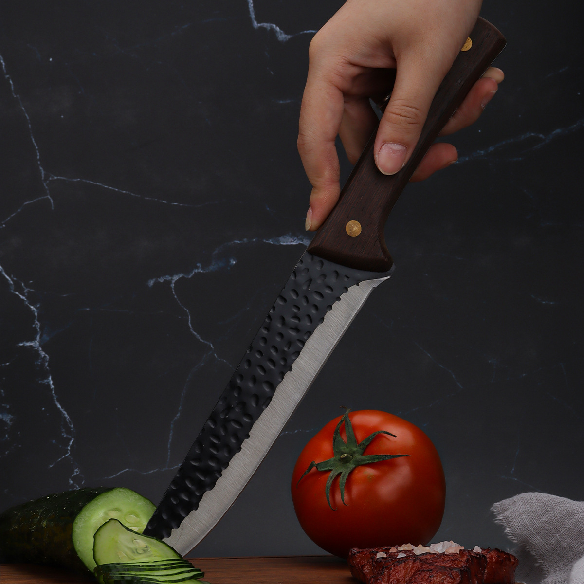 Wood‑Handled Kitchen Knives