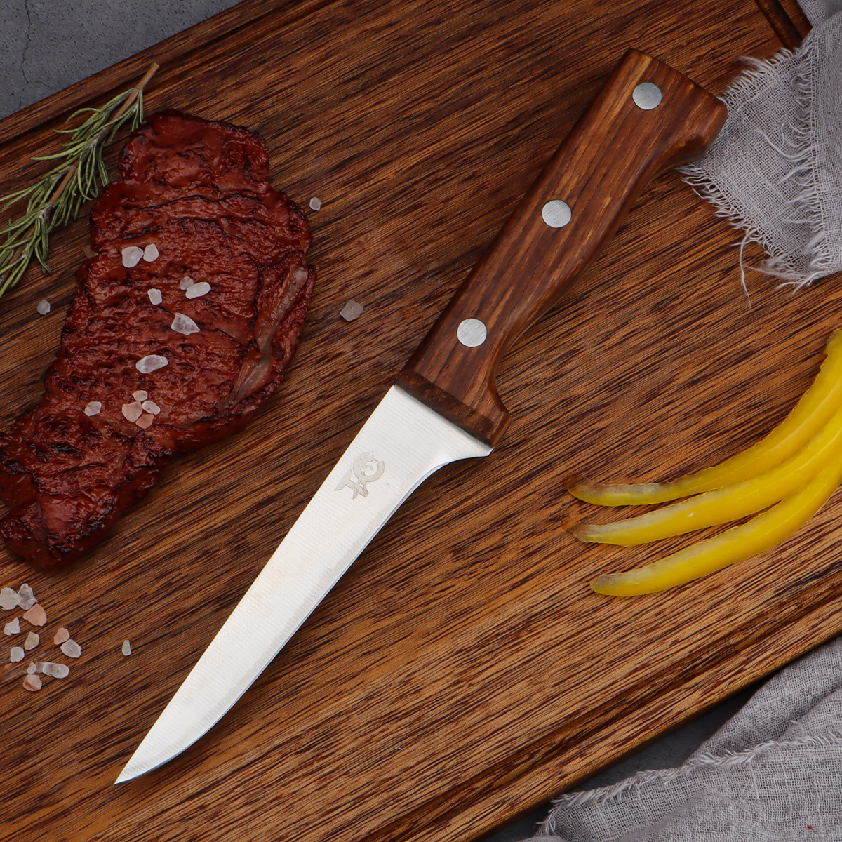 Wood‑Handled Kitchen Knives
