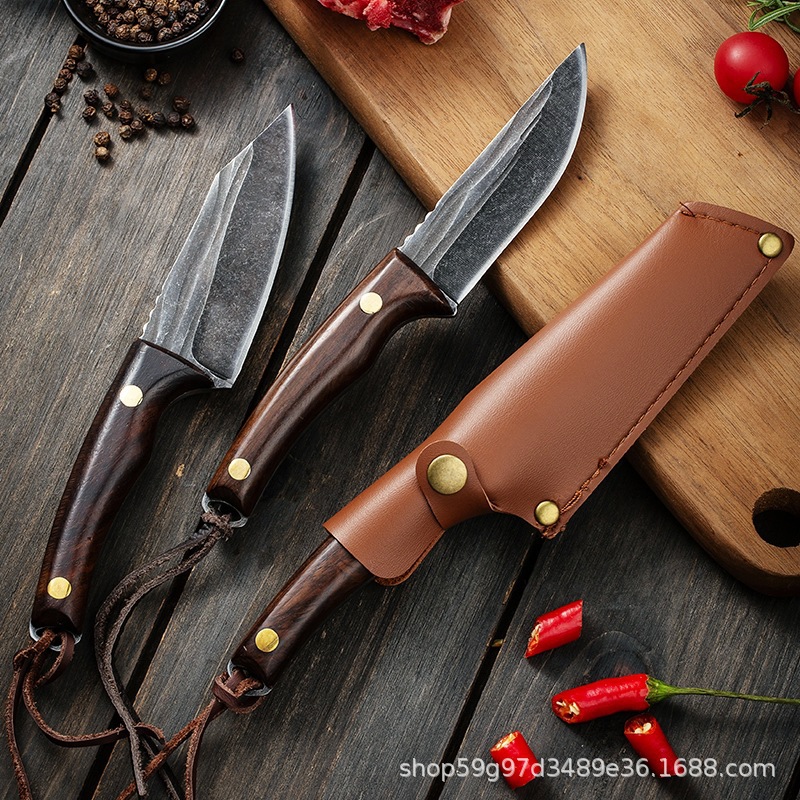 Wood‑Handled Kitchen Knives